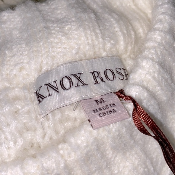 Knox Rose Cream and Tan Sweater - Picture 3 of 5
